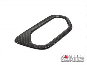 Alfa Romeo Giulia Front Sensor Frame Cover - Carbon Fiber - Quadrifoglio Alfa Romeo Giulia Front Sensor Frame Cover - Carbon Fiber - Quadrifoglio